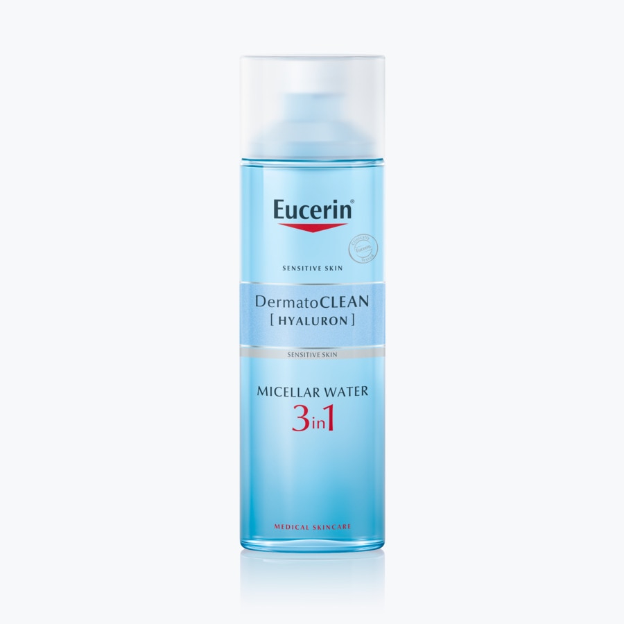 Água Micelar 3 em 1 Limpa, Desmaquilha e Hidrata DermatoCLEAN [Hyaluron] - 400 ml 1