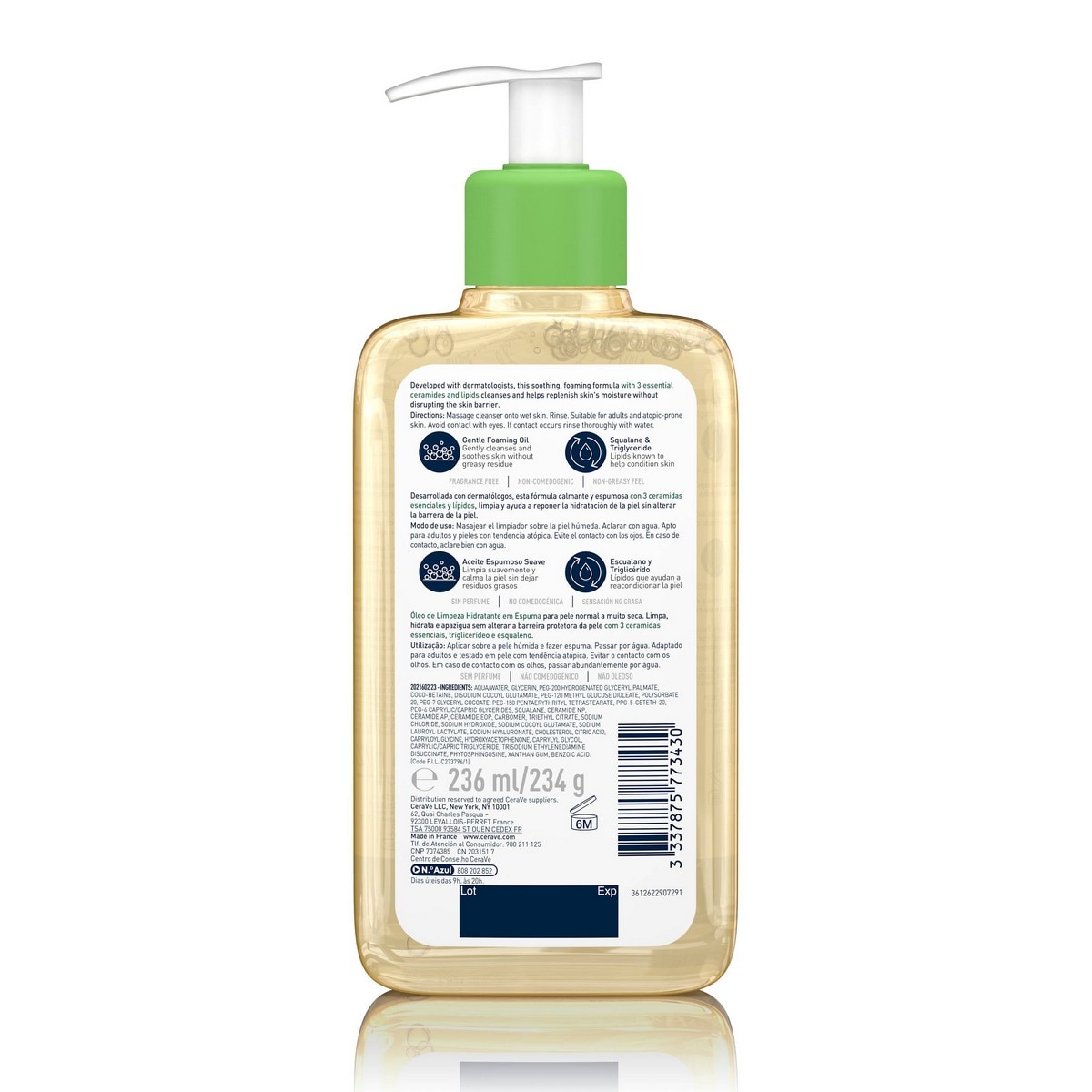 Óleo-Espuma de Limpeza Hidratante - 236 ml 2
