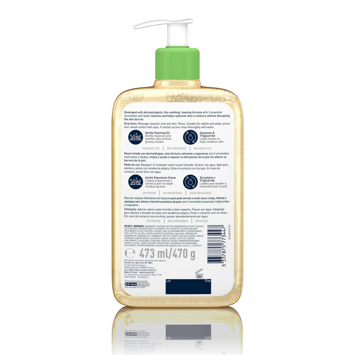 Óleo-Espuma de Limpeza Hidratante - 473 ml 2