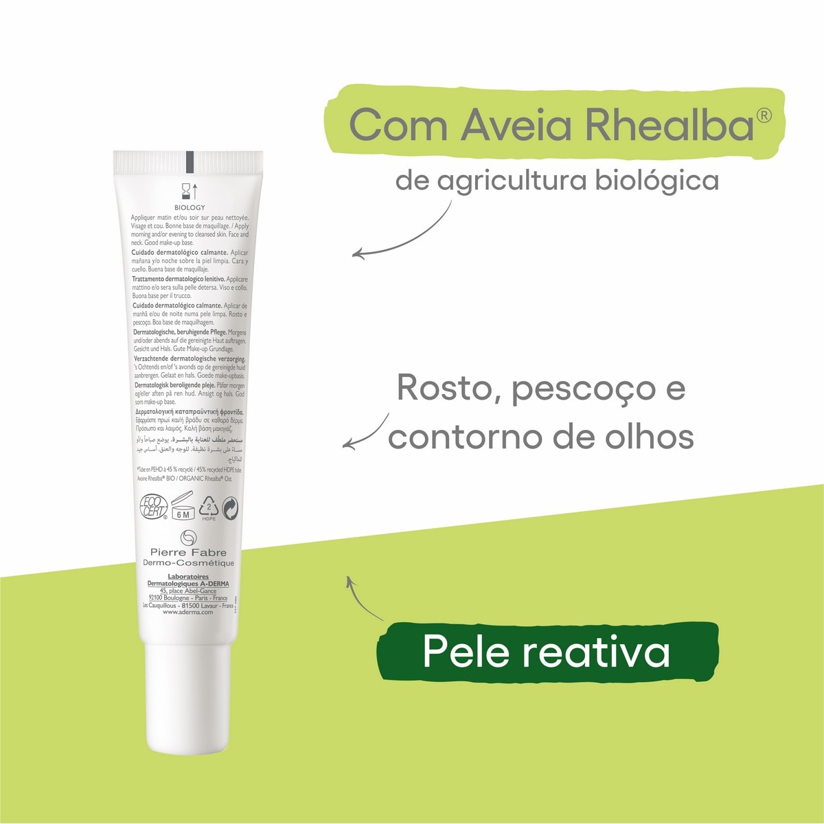 Cuidado Dermatológico Calmante Biology Calm - 40 ml 5