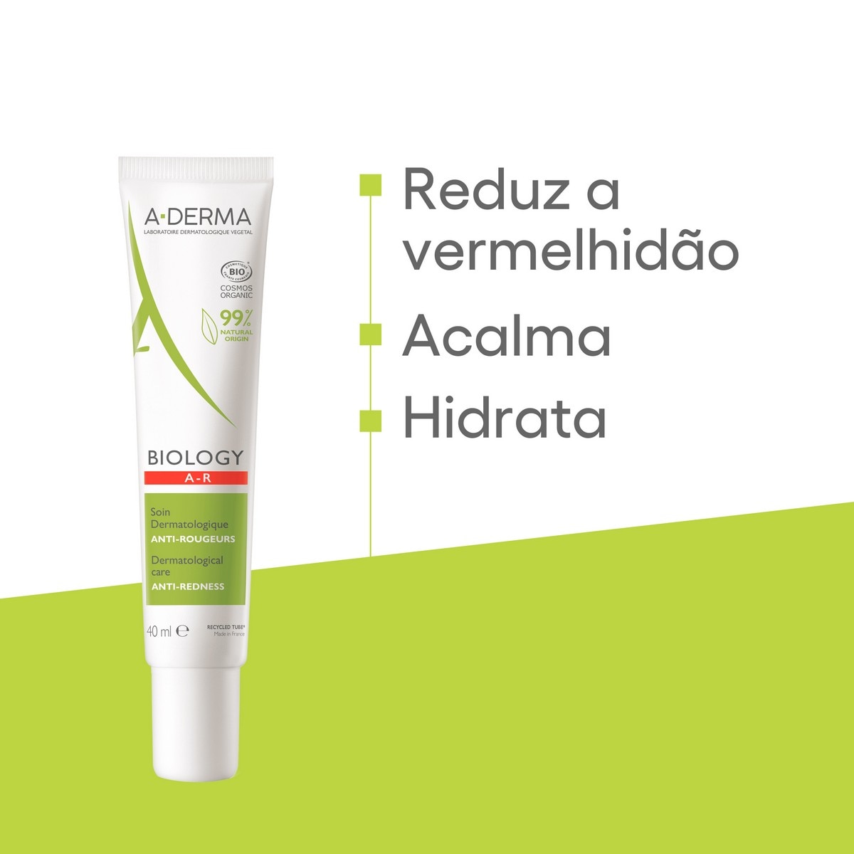 Cuidado Dermatológico Antivermelhidão Biology AR - 40 ml 6