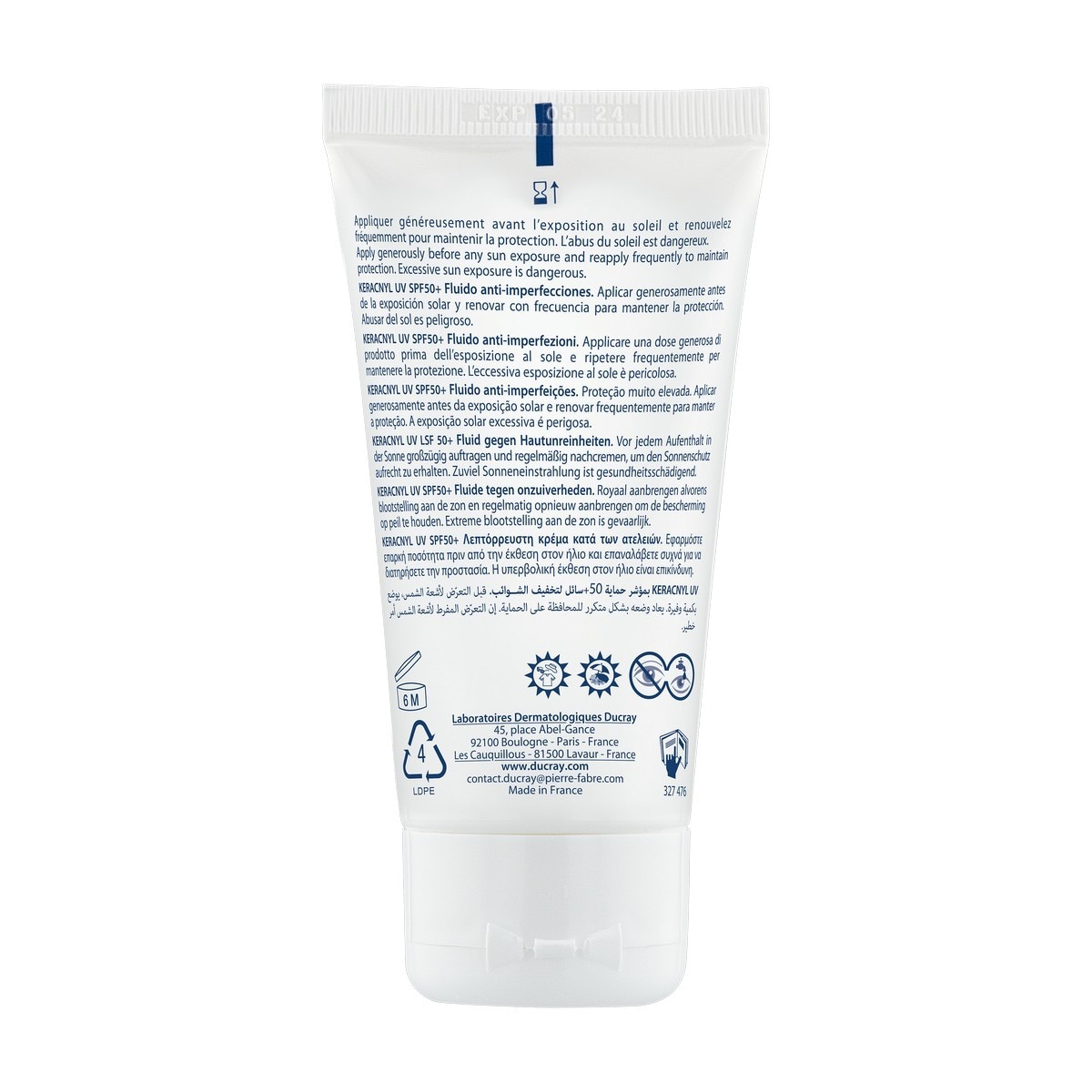 Fluido Anti-Imperfeições Keracnyl UV SPF50+ - 50 ml 4