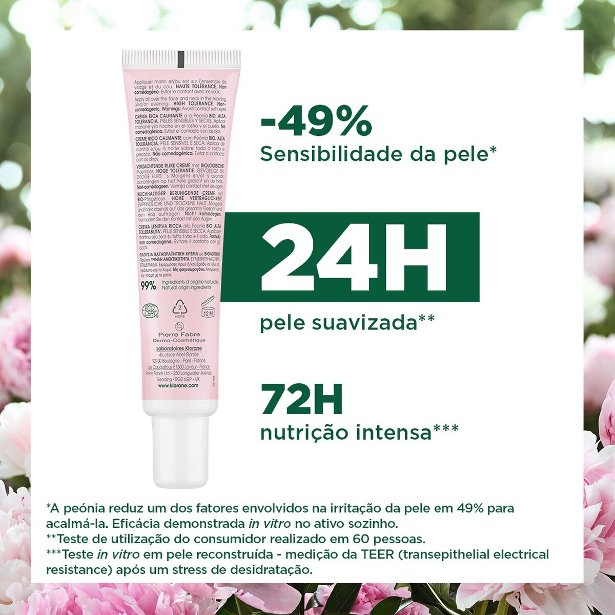 Creme Rico Calmante com Peónia BIO - 40 ml 3