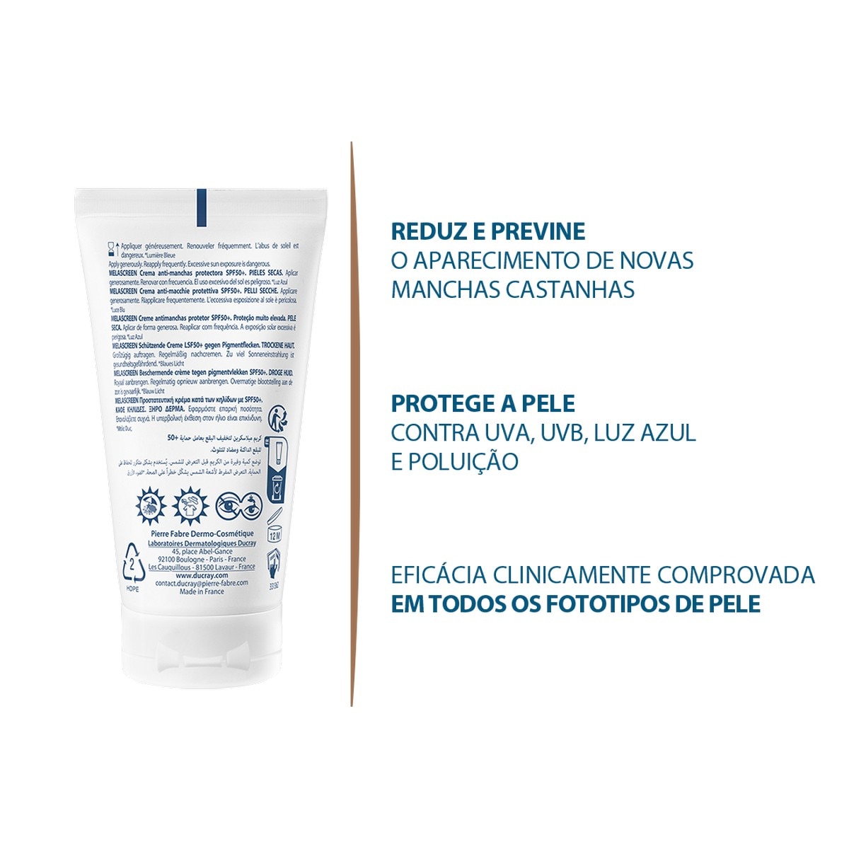 Creme Protetor Melascreen Antimanchas SPF50+ - 50 ml 4