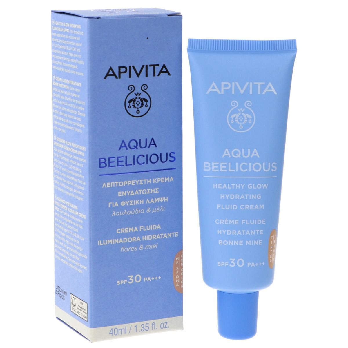 Creme Fluido Hidratante Iluminador com Cor FPS 30 - 40 ml 2