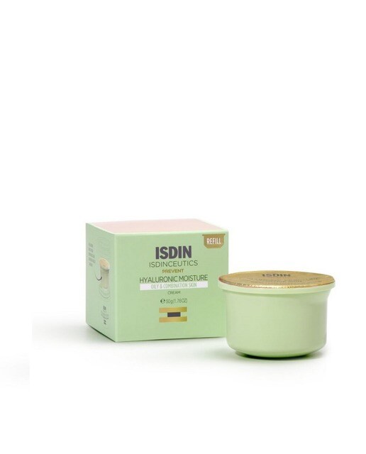 Imagem 0 de Refill Creme Hidratante Hyaluronic Moisture Oily Isdinceutics - 50 g