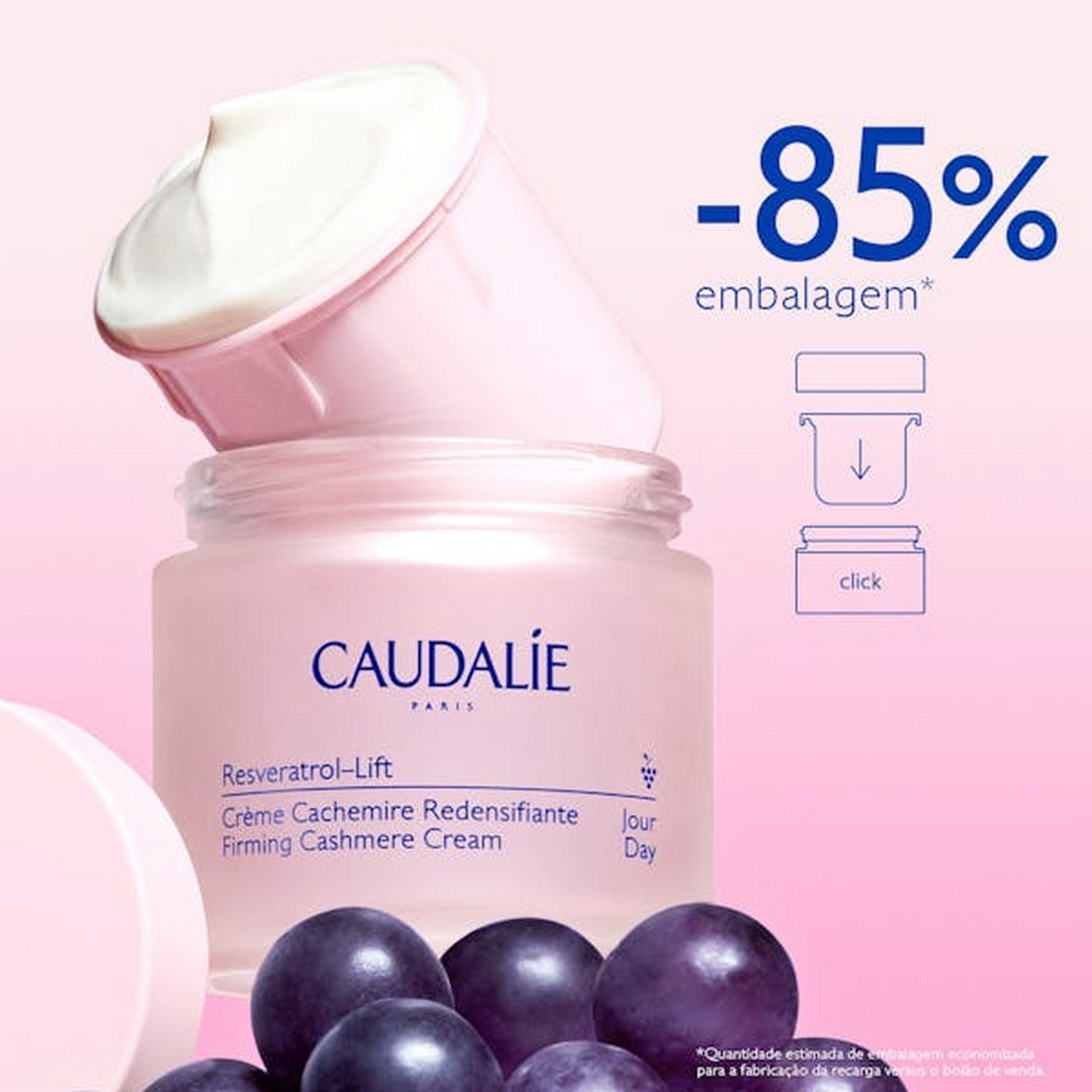 Recarga de Creme Caxemira Redensificador Resveratrol-lift - 50 ml 7
