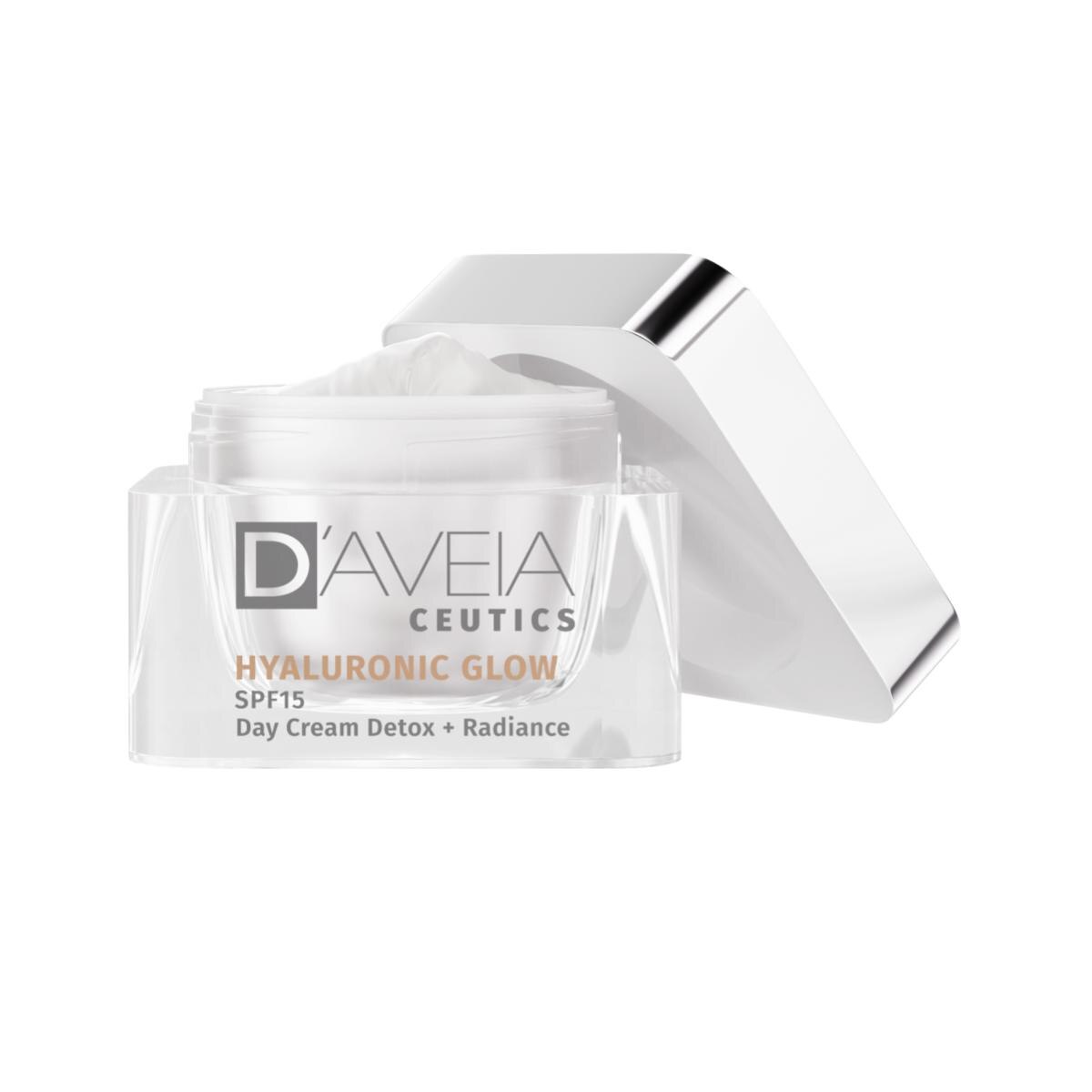 Creme de Dia D'AVEIA Ceutics Hyaluronic Glow SPF15 - 50 ml 2