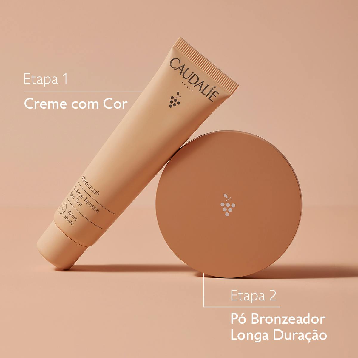 Pó Bronzeador Longa Duração Vinocrush - 8,5 g 5