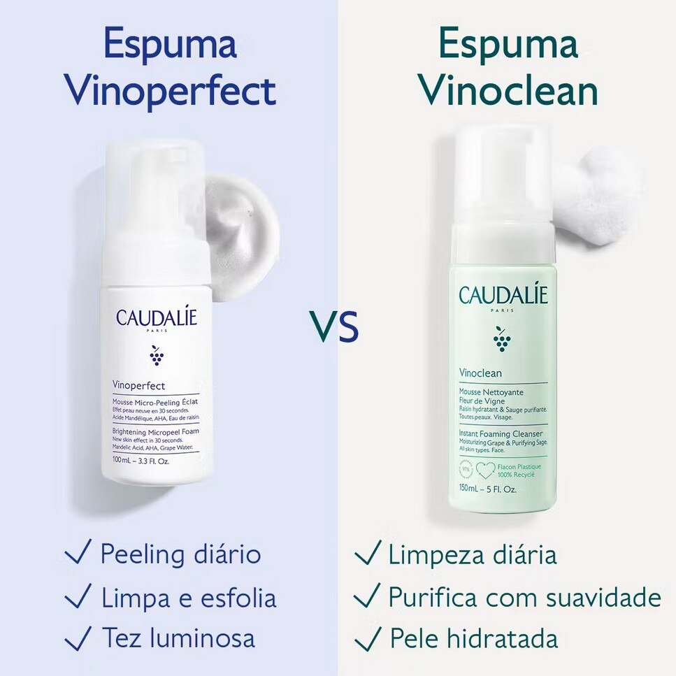 Espuma Micropeeling Luminosidade Vinoperfect - 100 ml 4