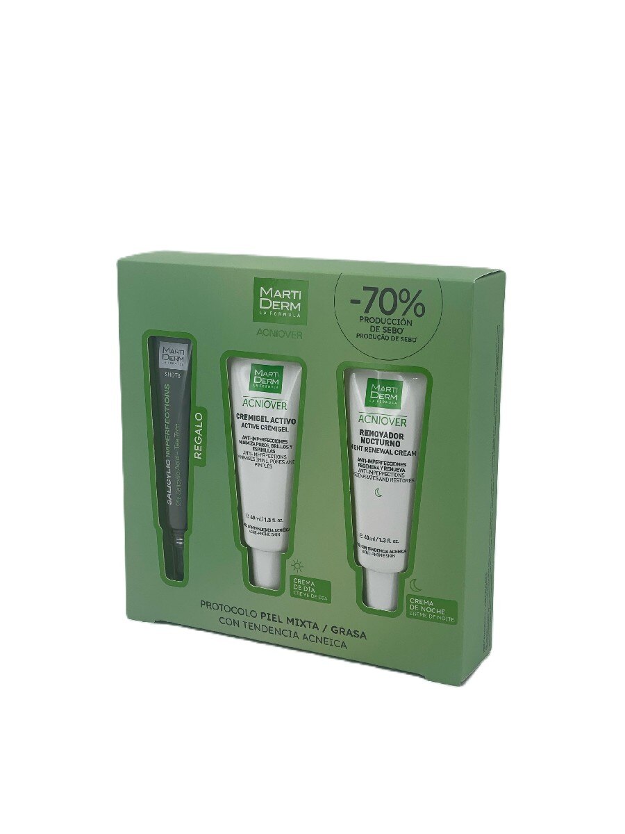 Imagem 0 de Pack Protocolo Rotina Dia & Noite Acniover + Shot Salicilico