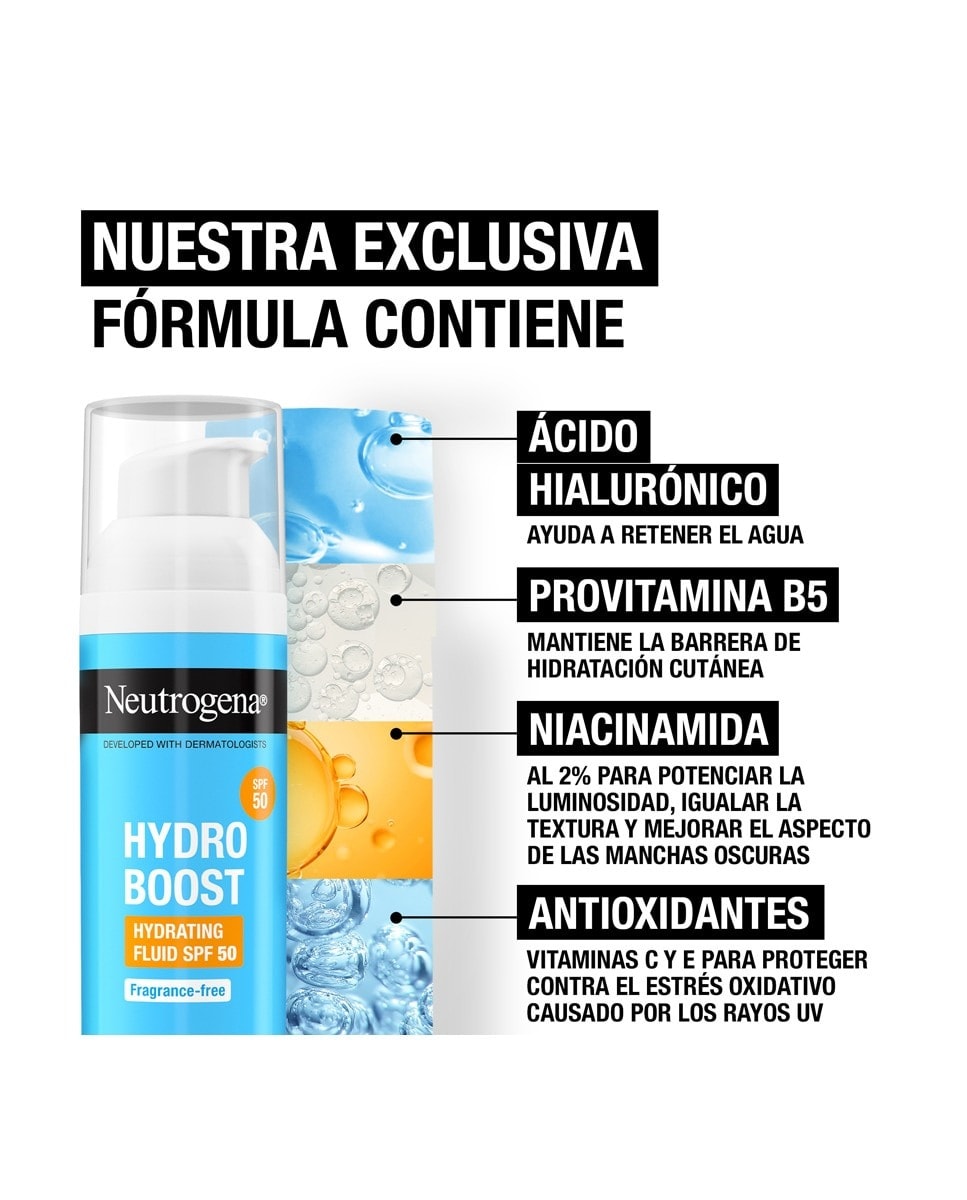 Hydro Boost Fluido Hidratante SPF50 5