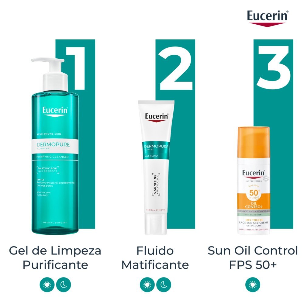 Hidratante DermoPure Clinical Fluido Matificante 9