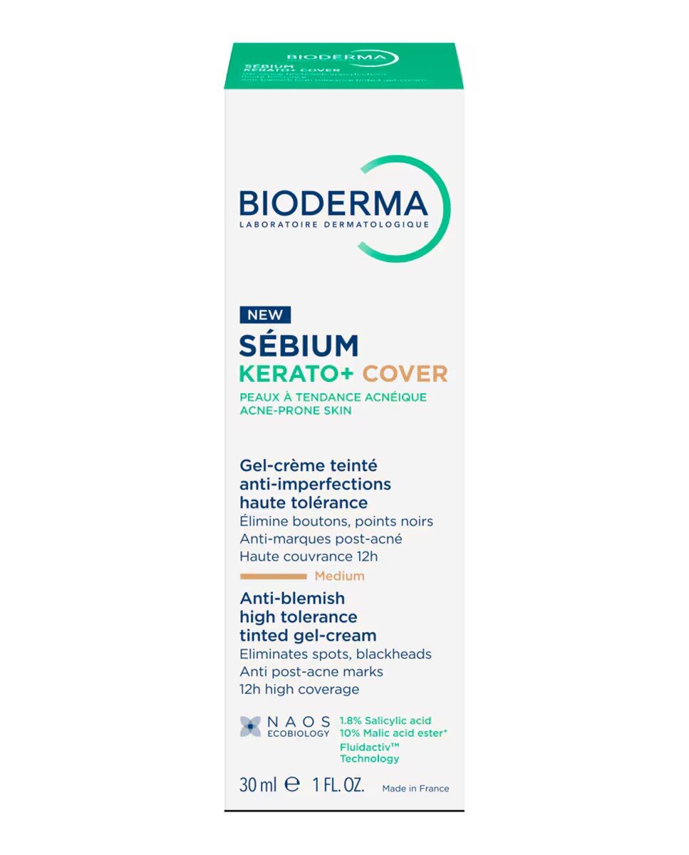 Gel-Creme Anti-Imperfeições com Cor Sébium Kerato+ 3