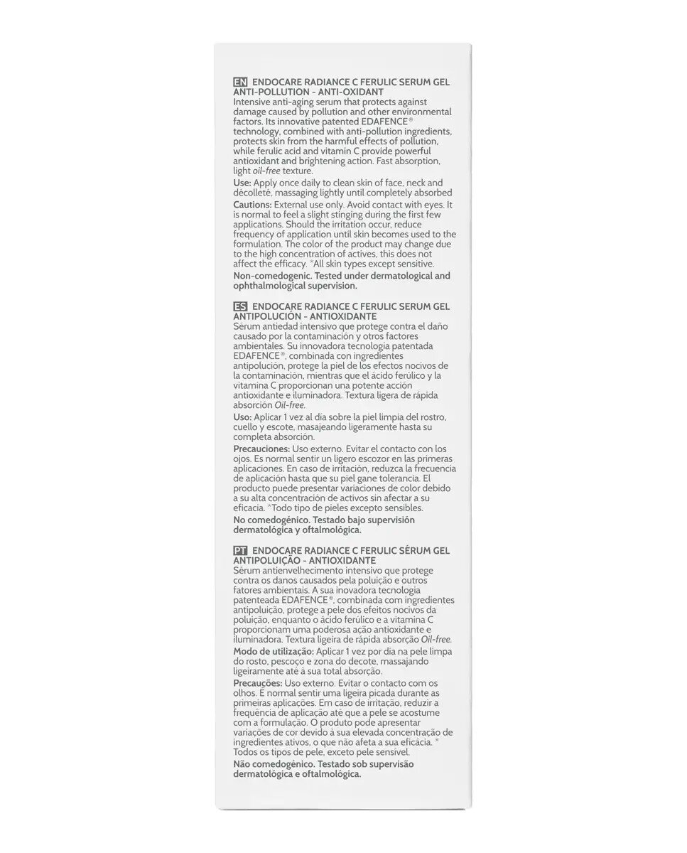 Sérum Gel Ferúlico C Edafence 9