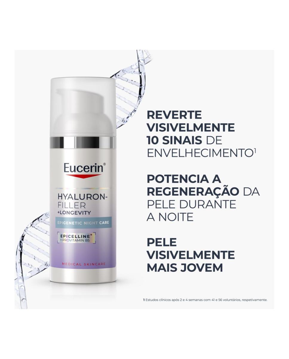Creme de Noite Antirrugas Hyaluron-Filler Epigenetic 3