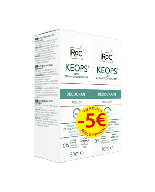 Imagem 0 de Duo Desodorizante Roll-On Keops - 2x30 ml