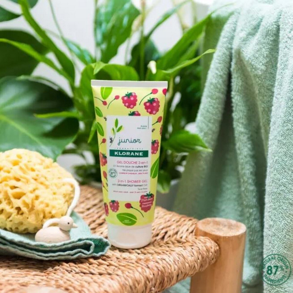 Gel de Duche 2 em 1 Framboesa Petit Junior - 200 ml 2