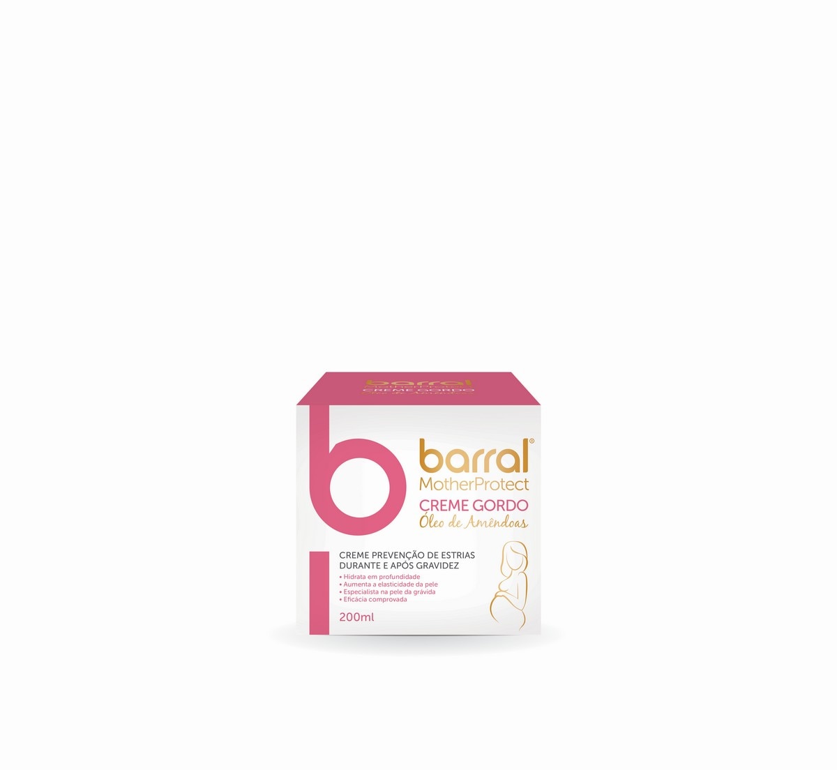 Creme Gordo Óleo Amêndoas MotherProtect 200ml (Boião) Barral 2