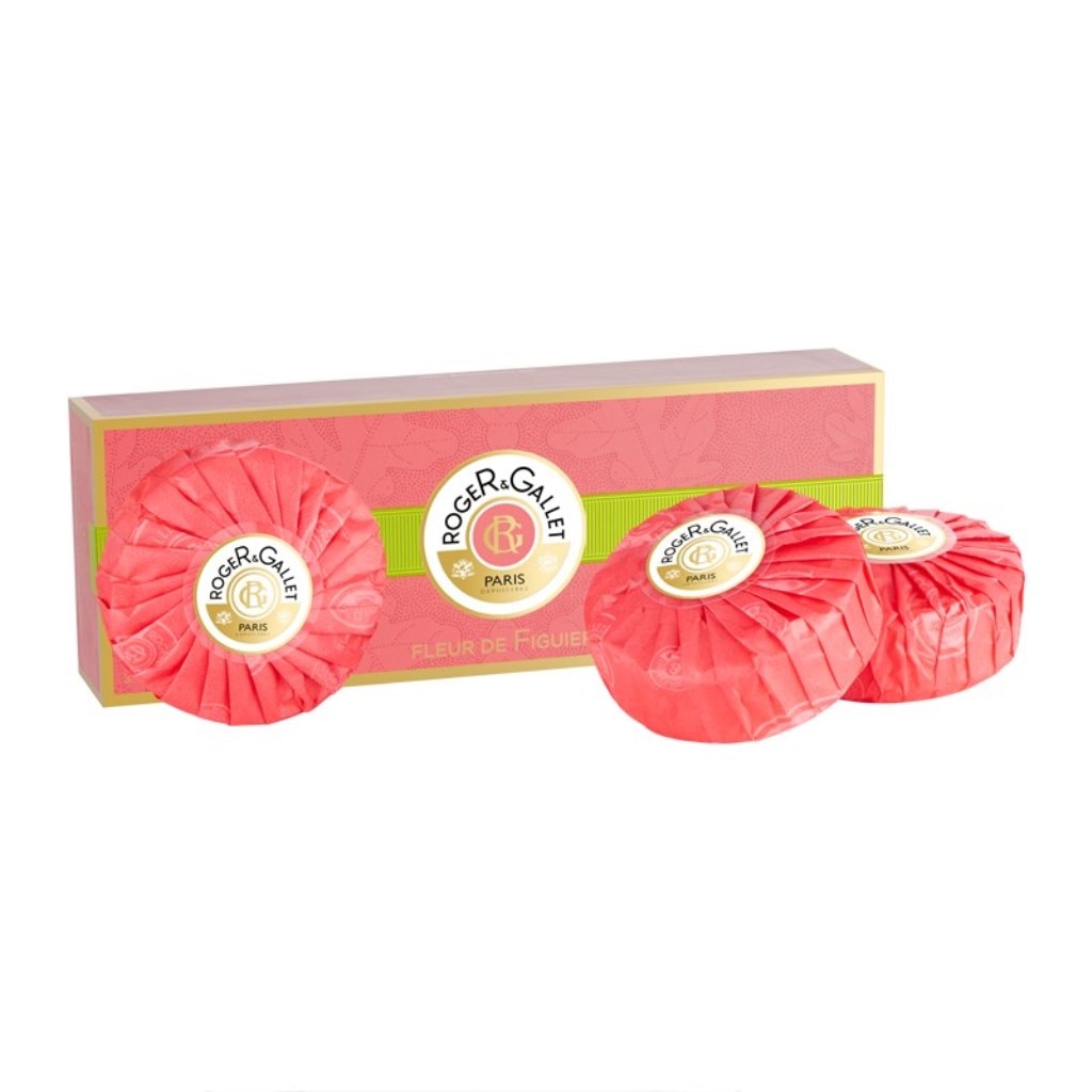 Caixa de 3 Sabonetes Perfumados Fleur de Figuier 3x100g Roger & Gallet 1
