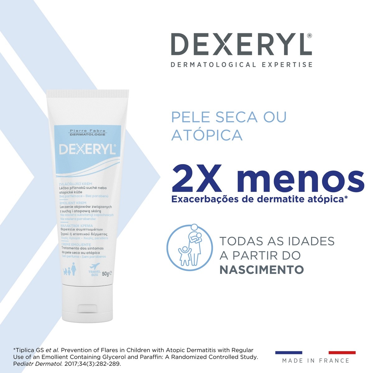 Creme de Hidratação Dexeryl - 50 g 2
