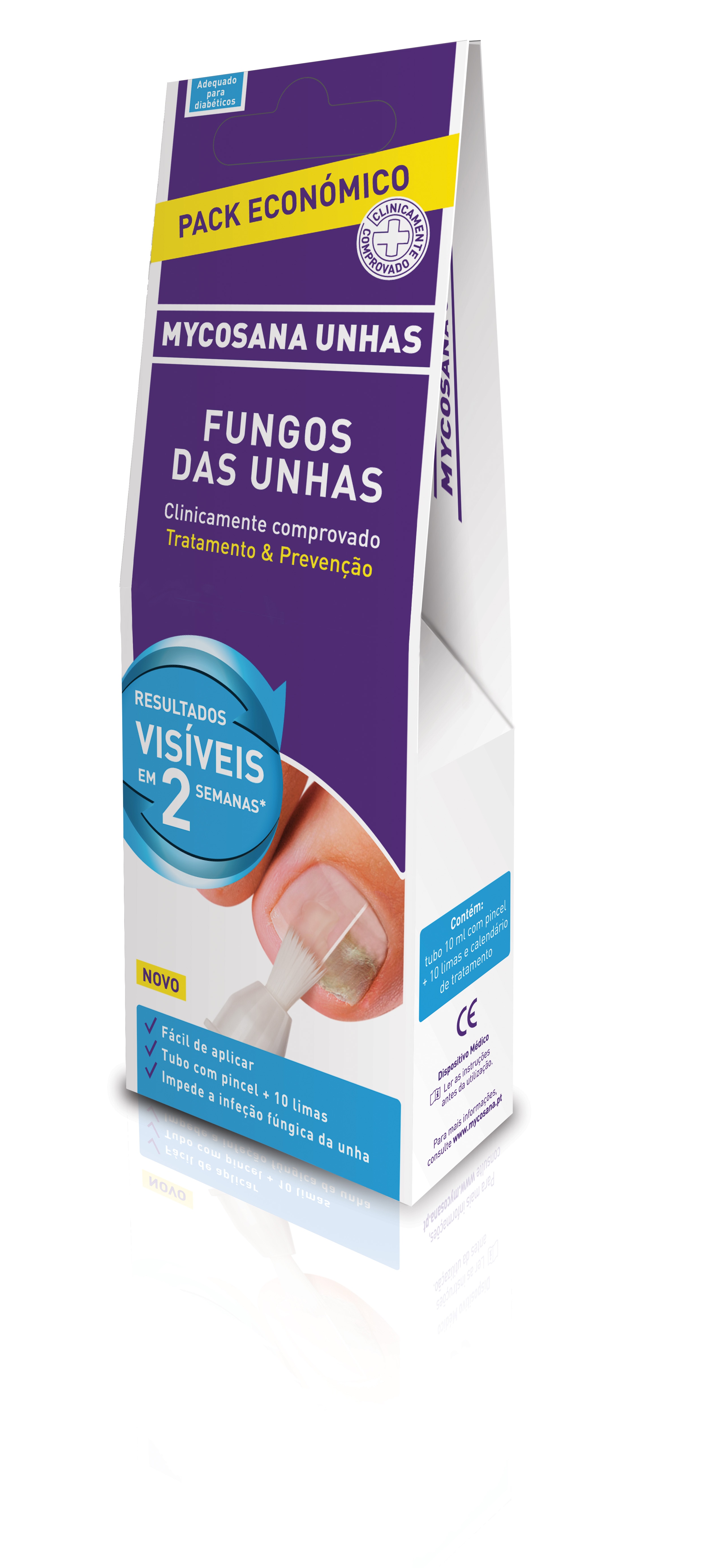 Imagem 0 de Tratamento Fungos nas Unhas 10 ml + 10 limas Mycosana