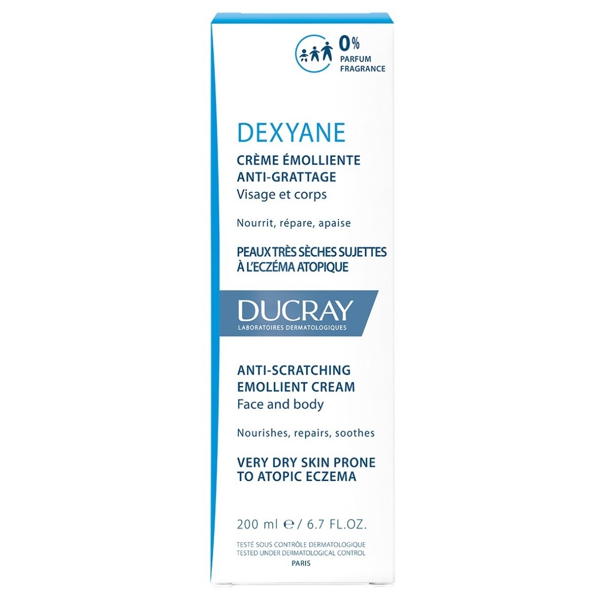Creme Emoliente Dexyane 200ml Ducray 2