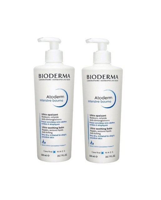 Duo Bálsamo Corporal Atoderm Intensive Baume 2x500ml Bioderma 1