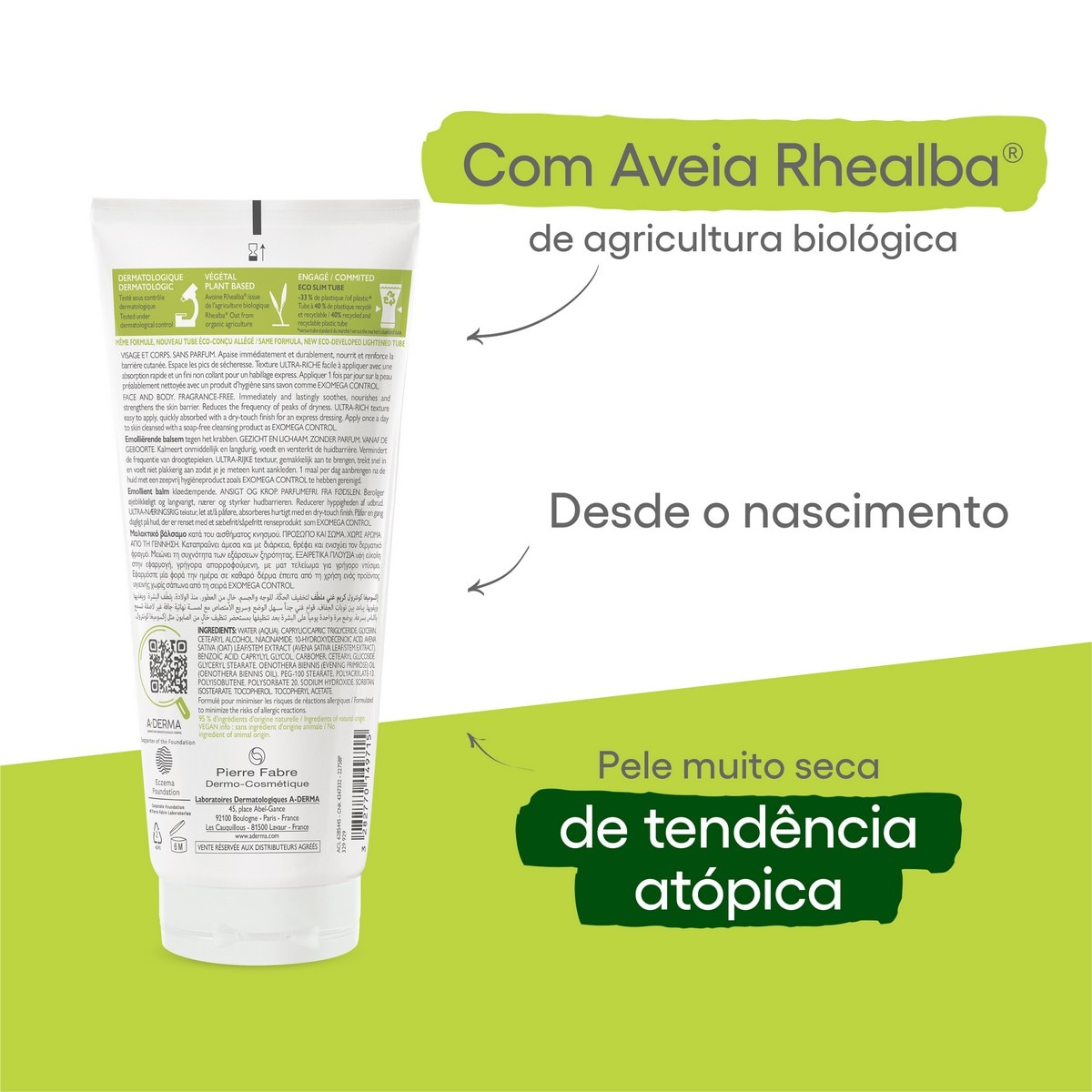 Bálsamo Emoliente Exomega Control - 200 ml 5
