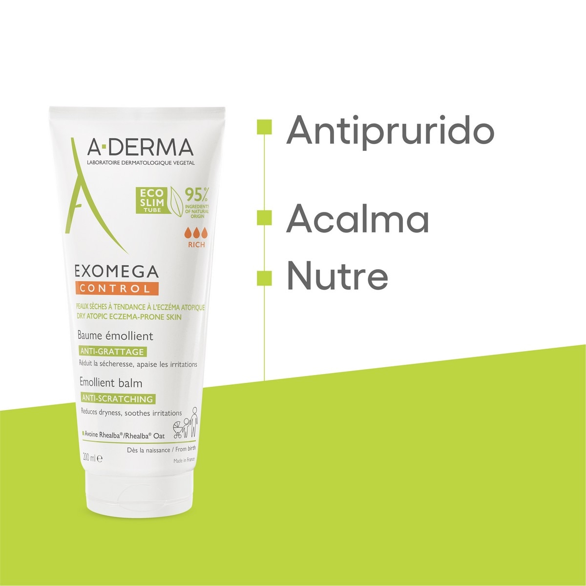 Bálsamo Emoliente Exomega Control - 200 ml 6