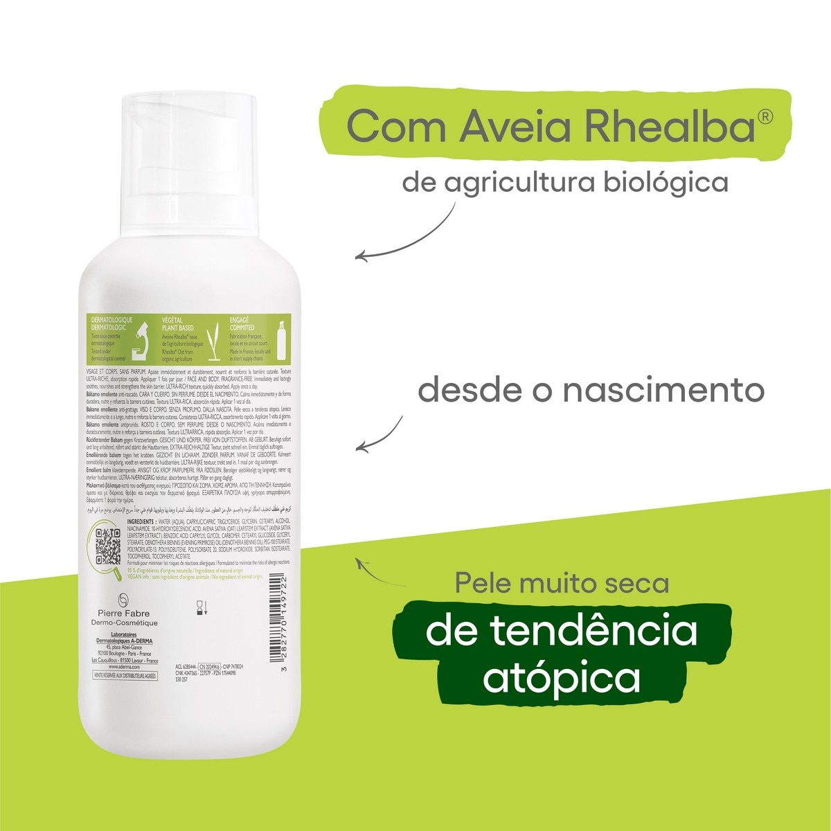 Bálsamo Emoliente Exomega Control - 400 ml 5