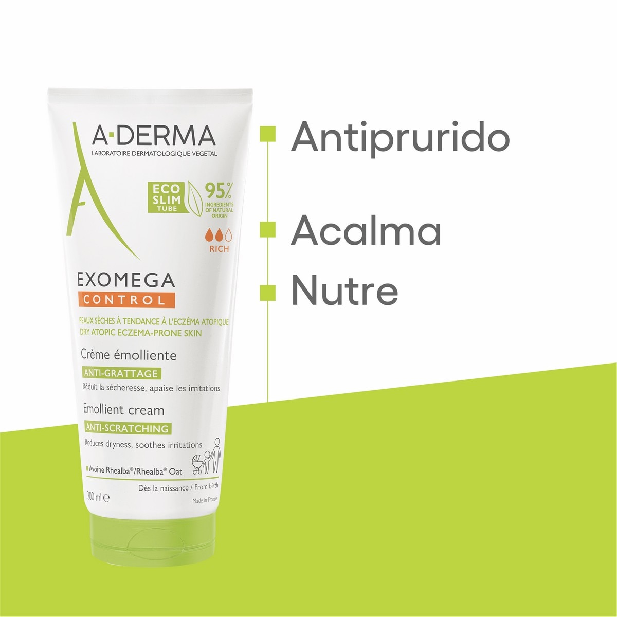 Creme Emoliente Exomega Control - 200 ml 4