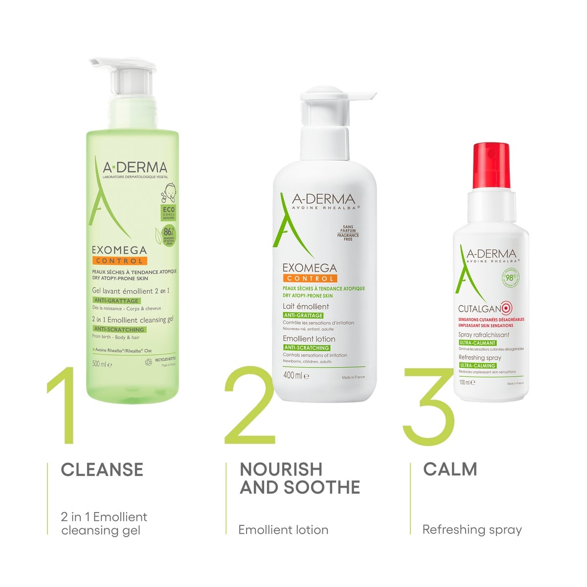 Leite Emoliente Exomega Control - 400 ml 7