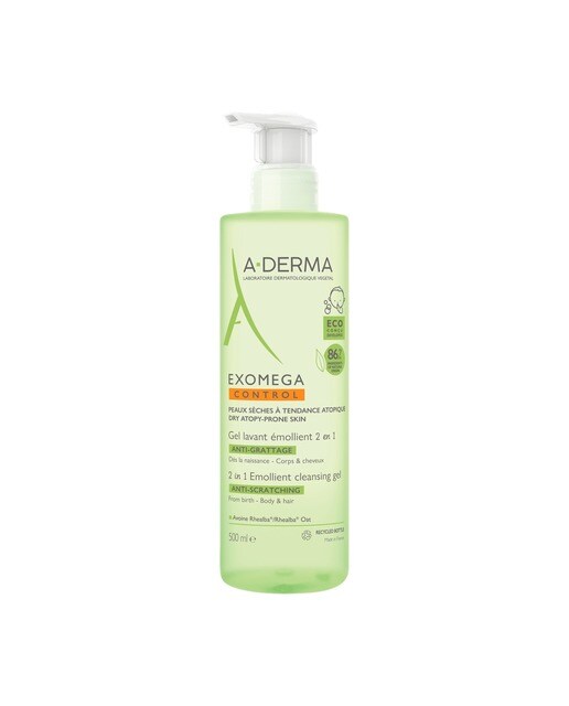 Gel Corpo e Cabelo Exomega Control - 500 ml 1