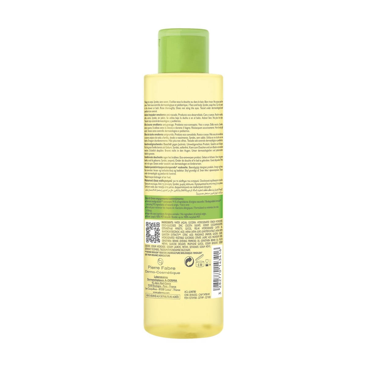Óleo Duche Emoliente Exomega Control - 200 ml 2
