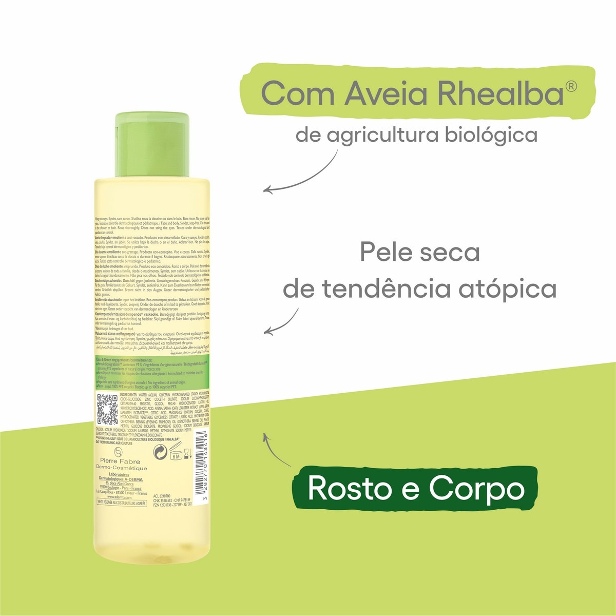 Óleo Duche Emoliente Exomega Control - 200 ml 5