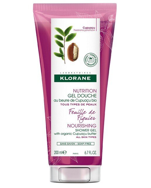 Gel de Duche Folha de Figueira 200ml Klorane 1