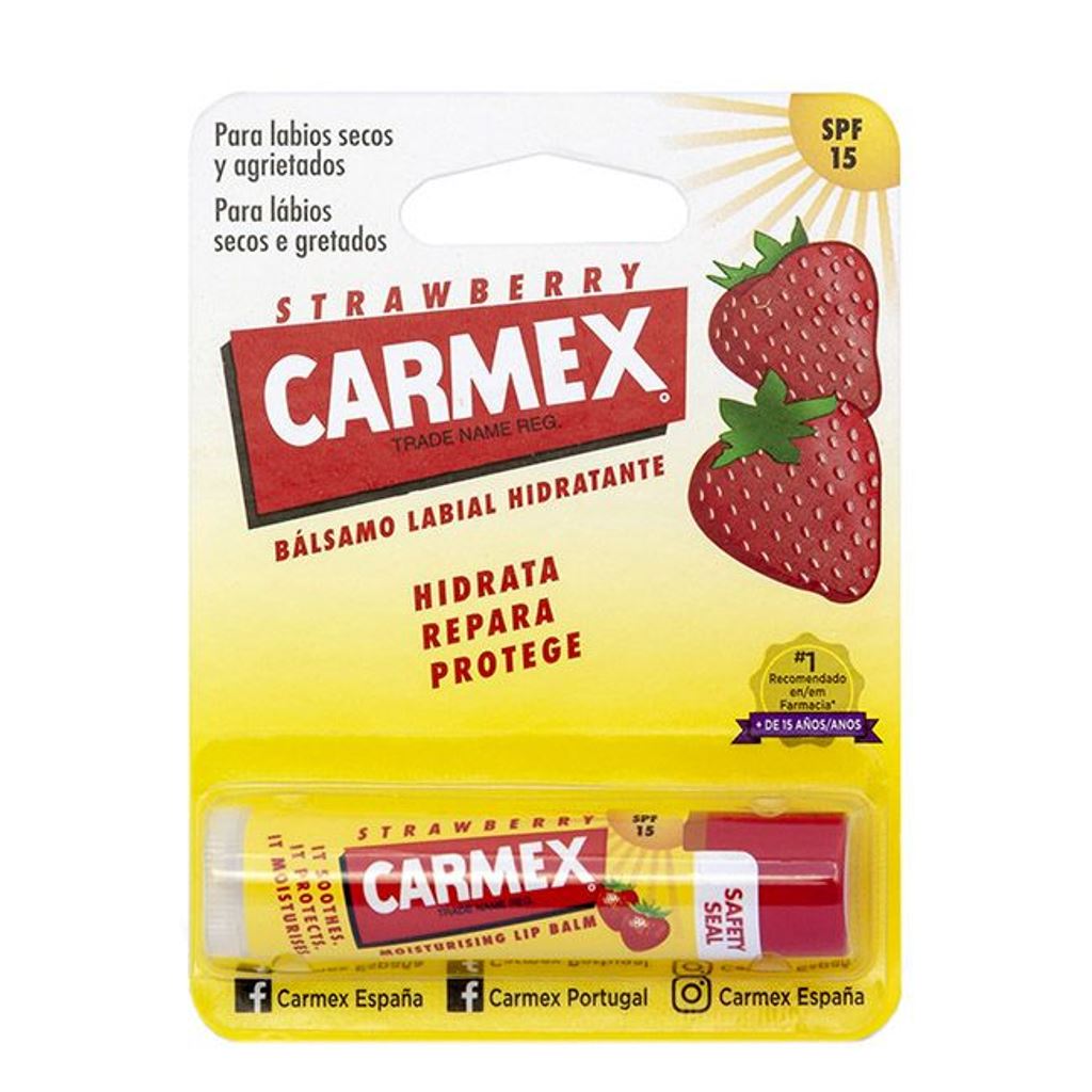 Imagem 0 de Bálsamo Labial Morango Stick SPF15 4,25g Carmex
