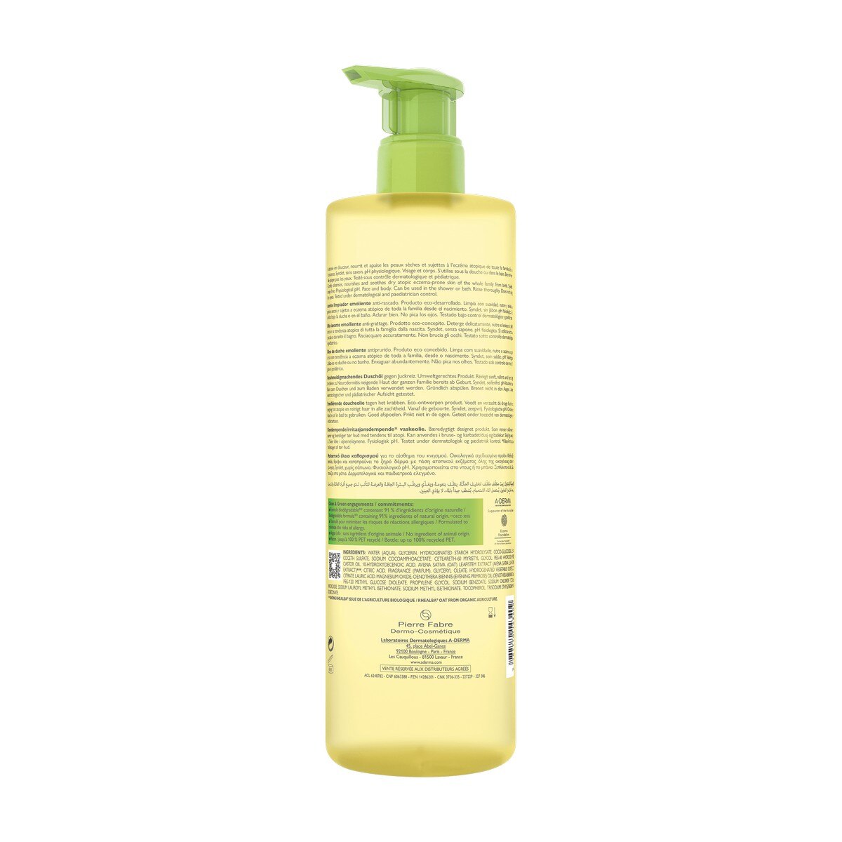 Óleo Duche Emoliente Exomega Control - 750 ml 2