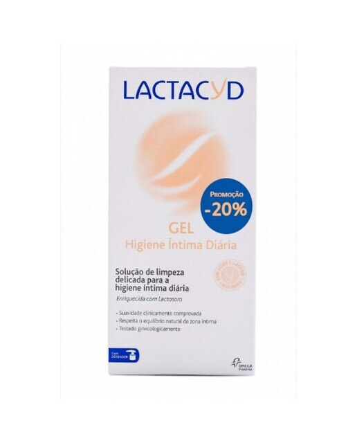 Gel de Higiene Íntima diária 200ml com -20% desconto Lactacyd 1