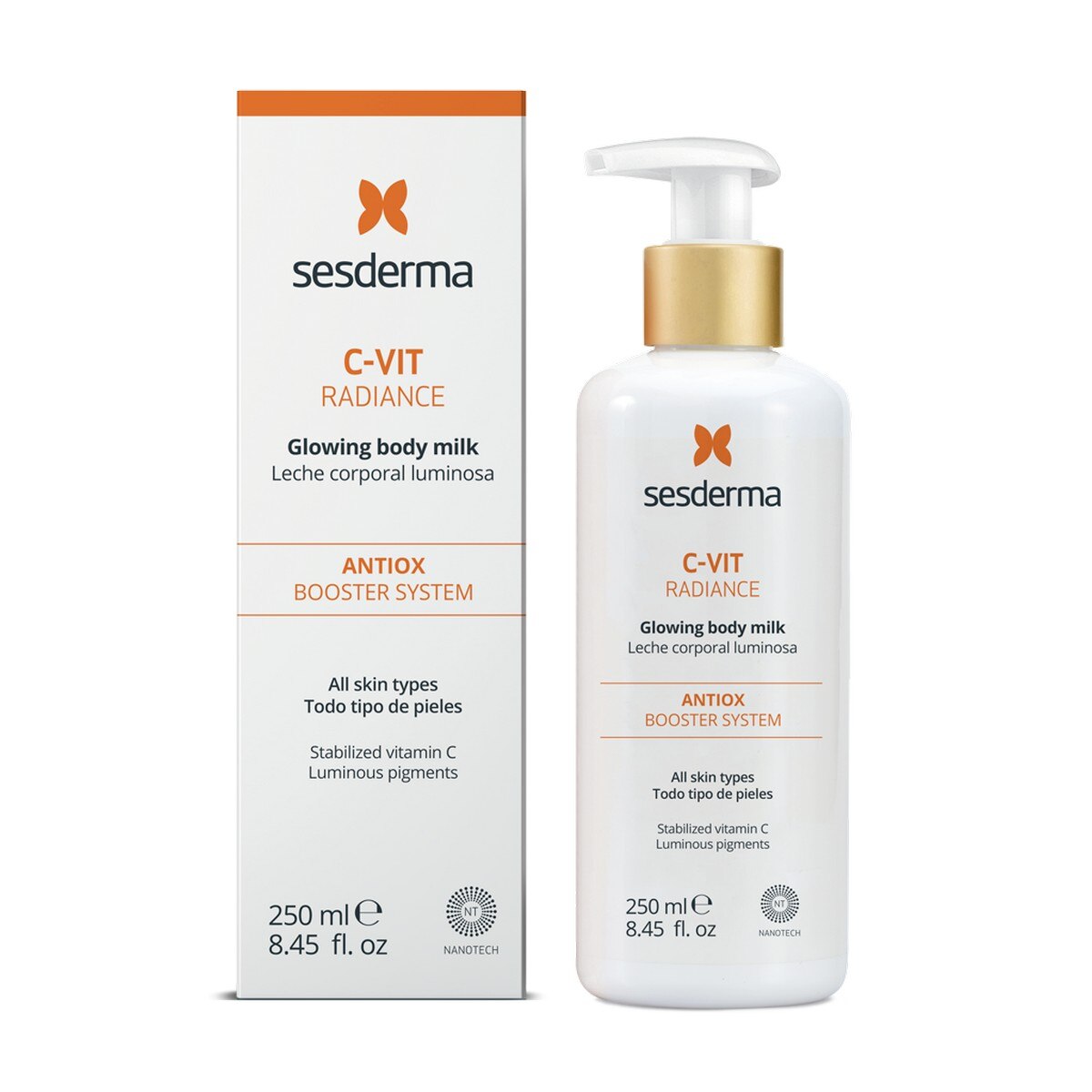Leite Corporal C-Vit Radiance - 250 ml 2