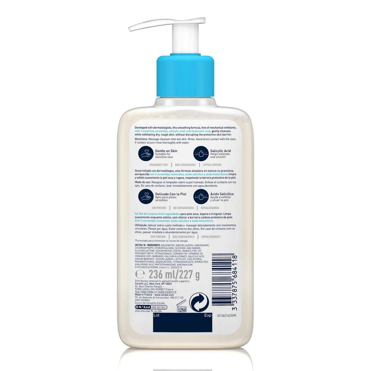 Gel de Limpeza SA Smoothing - 236 ml 2