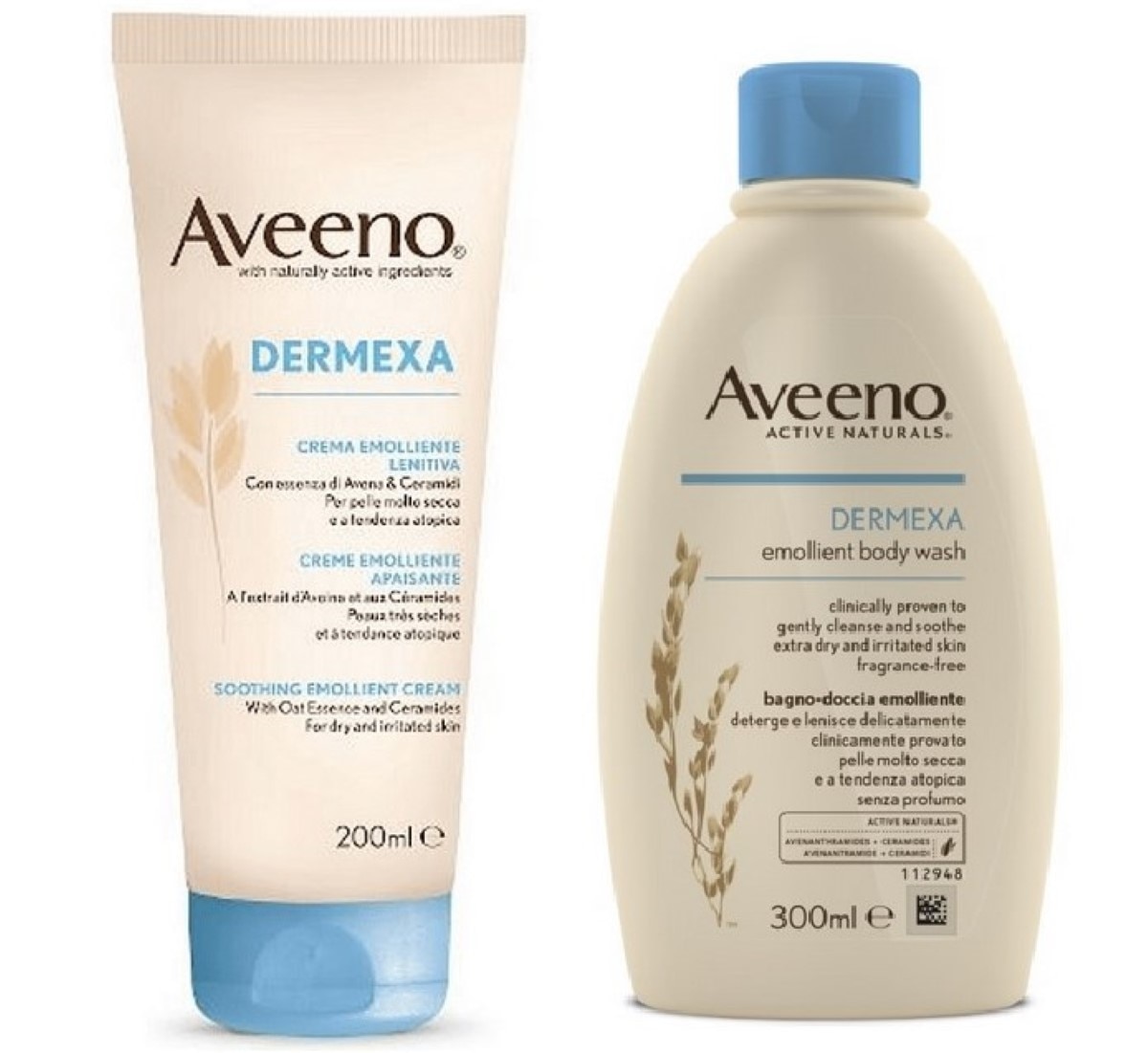 Imagem 0 de Kit Creme Emoliente Lenitivo & Gel de Duche Emoliente Dermexa