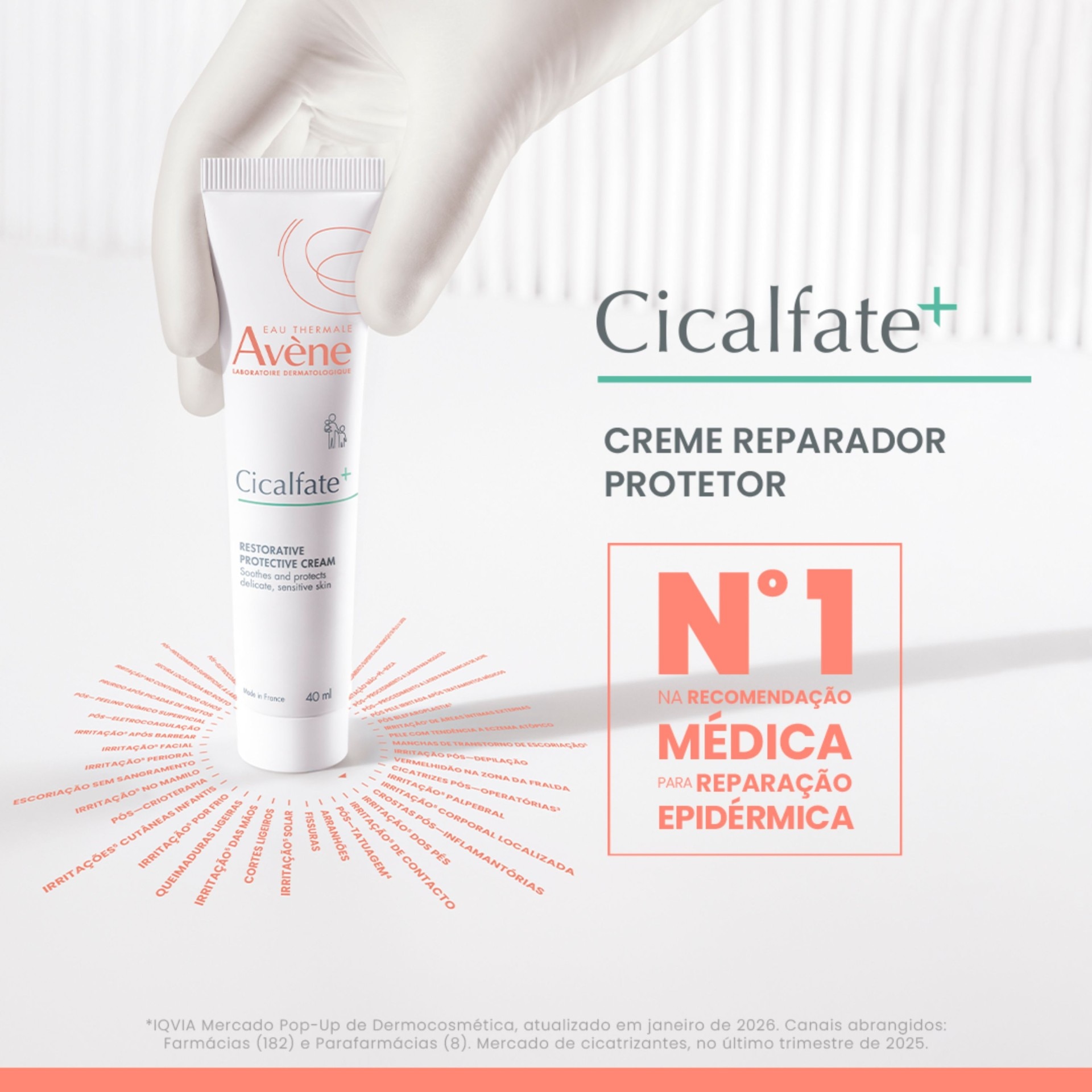 Creme reparador cicalfate 40ml 7
