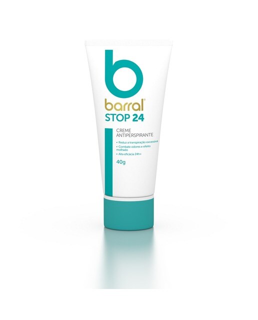 Creme Antitranspirante Stop24 40g Barral 1