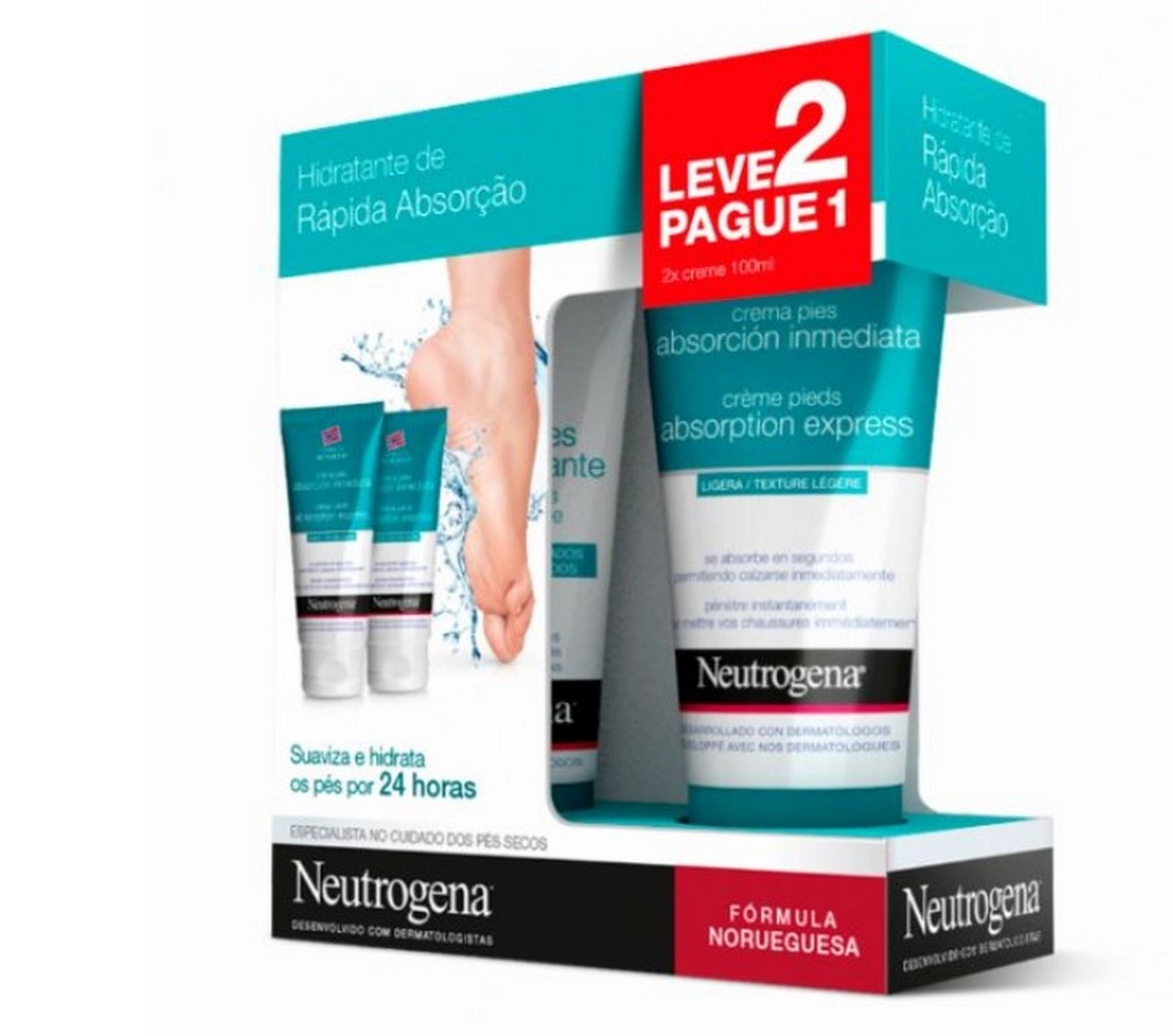 Imagem 0 de Kit Creme de Pés Hidratante - 2x 100 ml