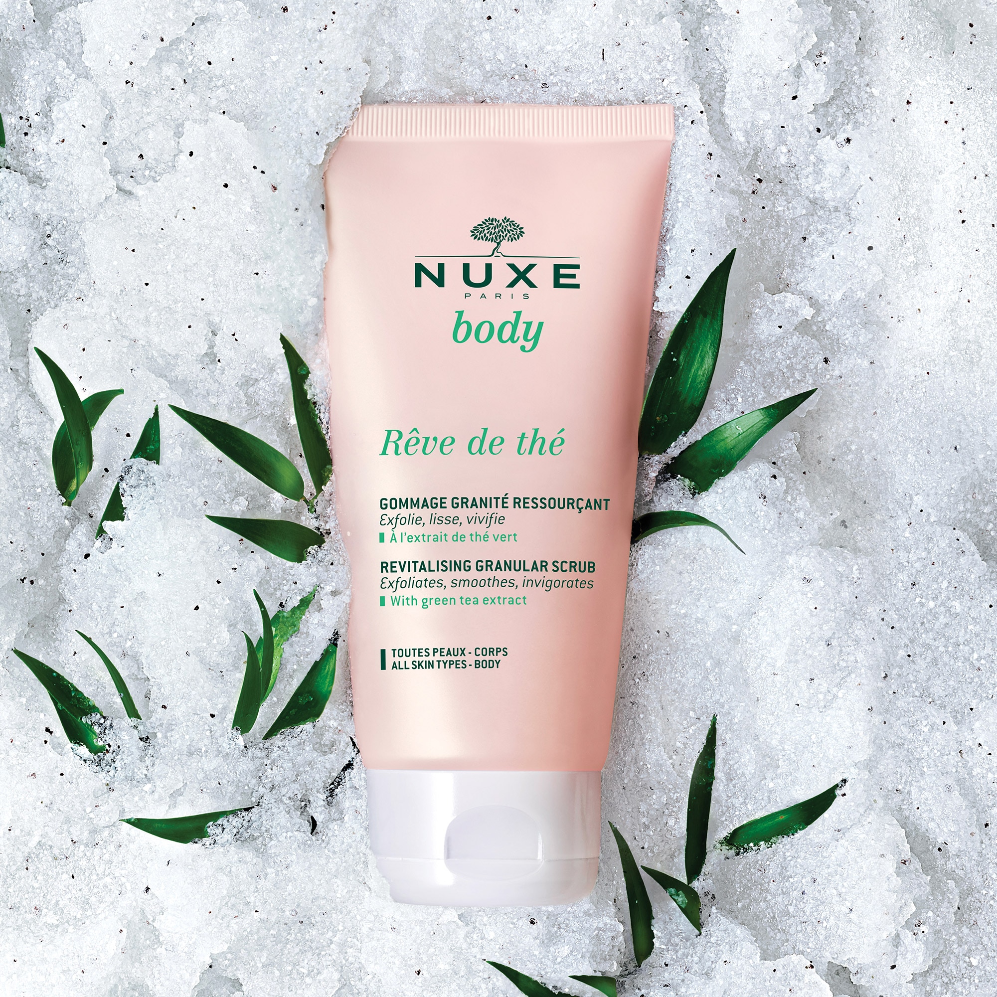 Exfoliante Revitalizante Granizado Rêve de Thé Nuxe 2