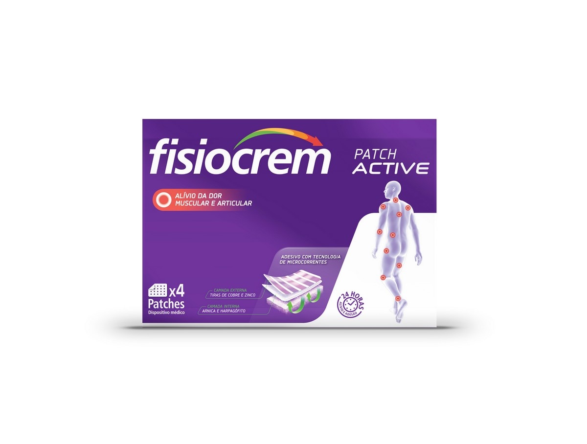 Imagem 0 de Emplastros Fisiocrem Active Patch 4un Fisiocrem