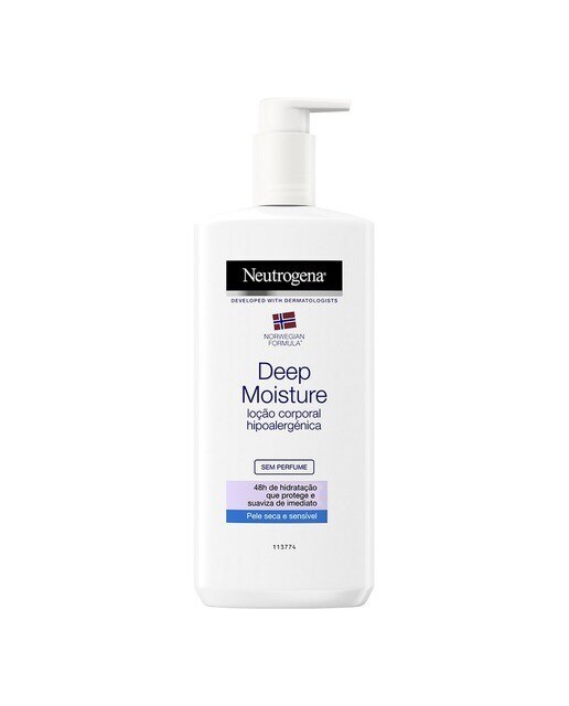 Loção Corporal Hipoalergénica Hidratação Profunda 400ml Neutrogena 1
