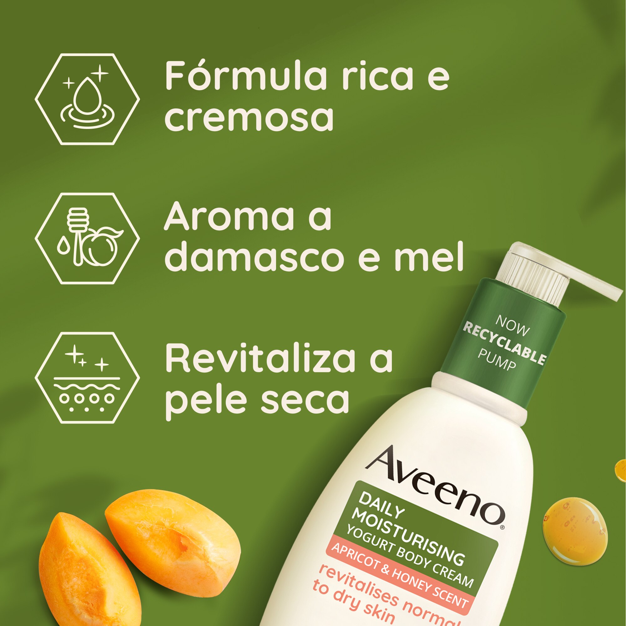 Creme de Corpo Mel e Damasco - 300 ml 6